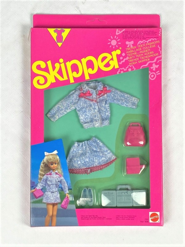 Skipper - set van 3 fashion sets - 1991 - Mattel - ongeopende, originele verpakking