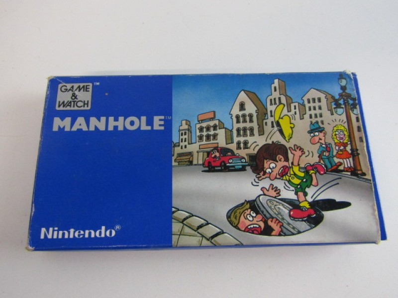 Nintendo Game & Watch, Manhole, 1983, Werkend
