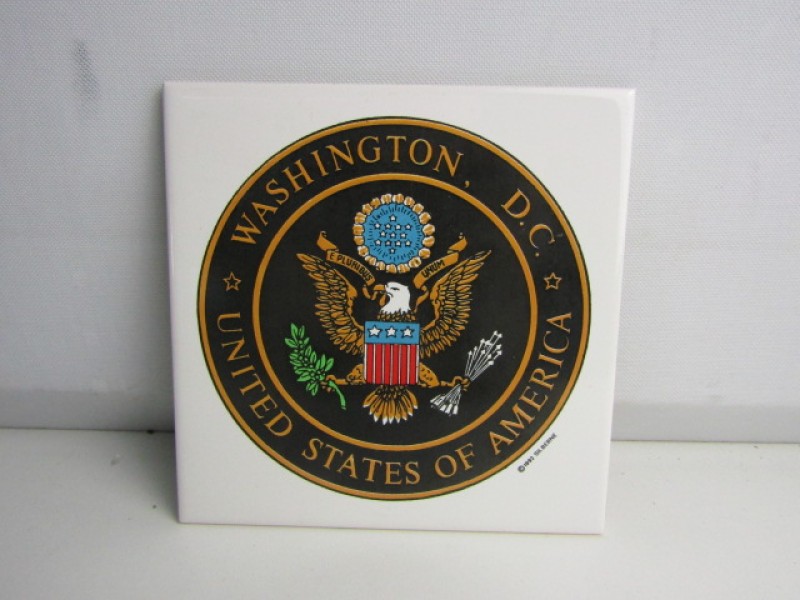 Siertegel, ‘Washington D.C. United States Of America’, 1992