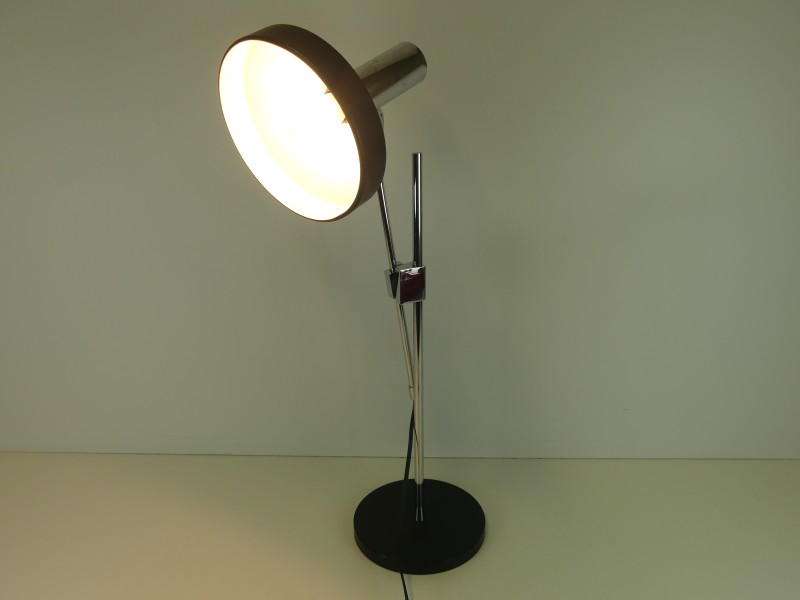 Vintage chromé Bureaulamp