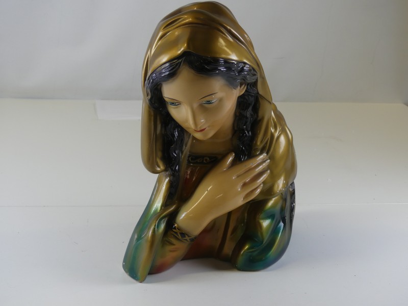 Groot borstbeeld Maria