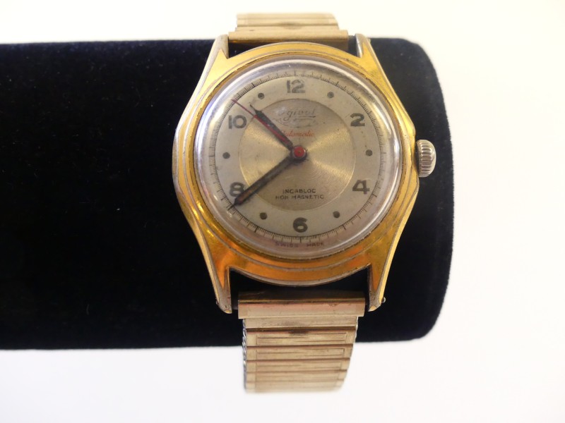 Vintage Zwitsers Horloge Ogival Automatic