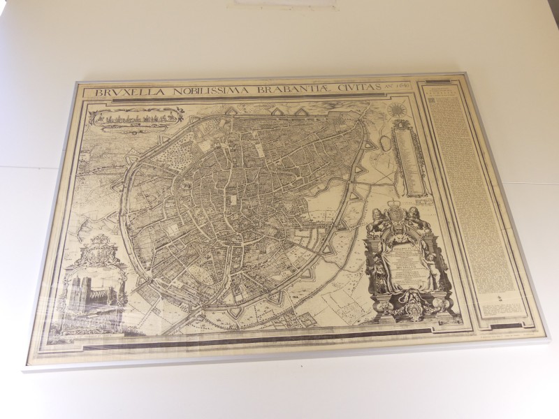 Kaart: Bruxella nobilissima Brabantiae civitas AN°1640