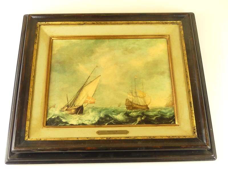 Schilderij naar Bonaventura Peeters "Storm op zee"