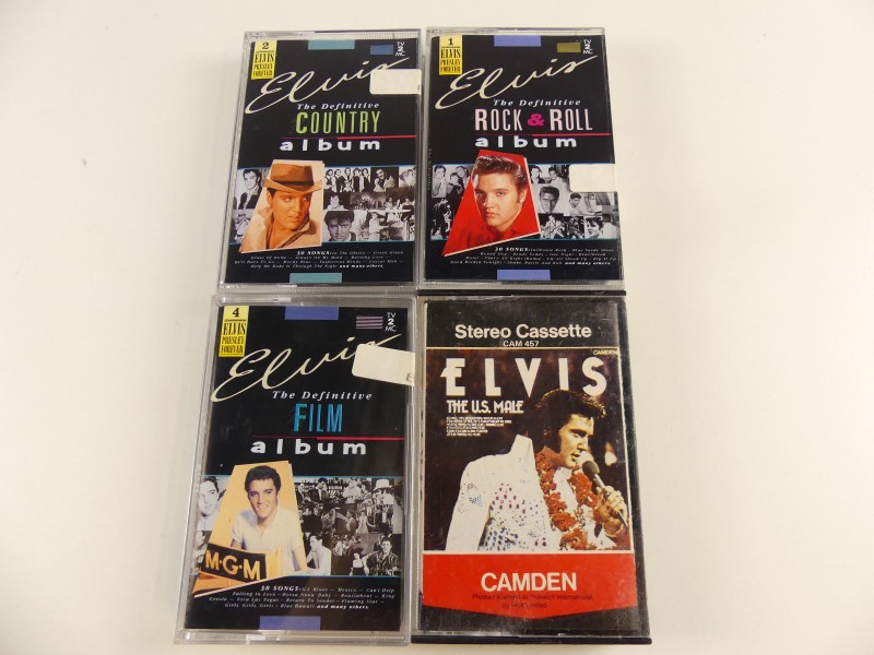 4 Elvis Presley Cassettes