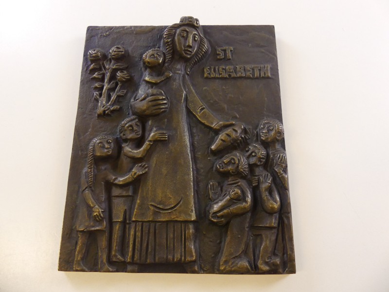 Egino Weinert: bronzen reliëf plaque