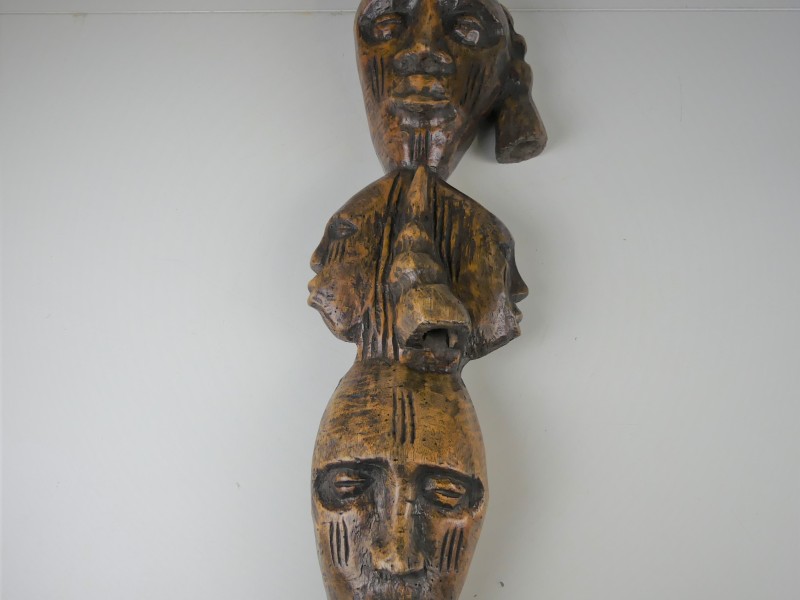 Afrikaanse Houten Masker -  Muur Decor