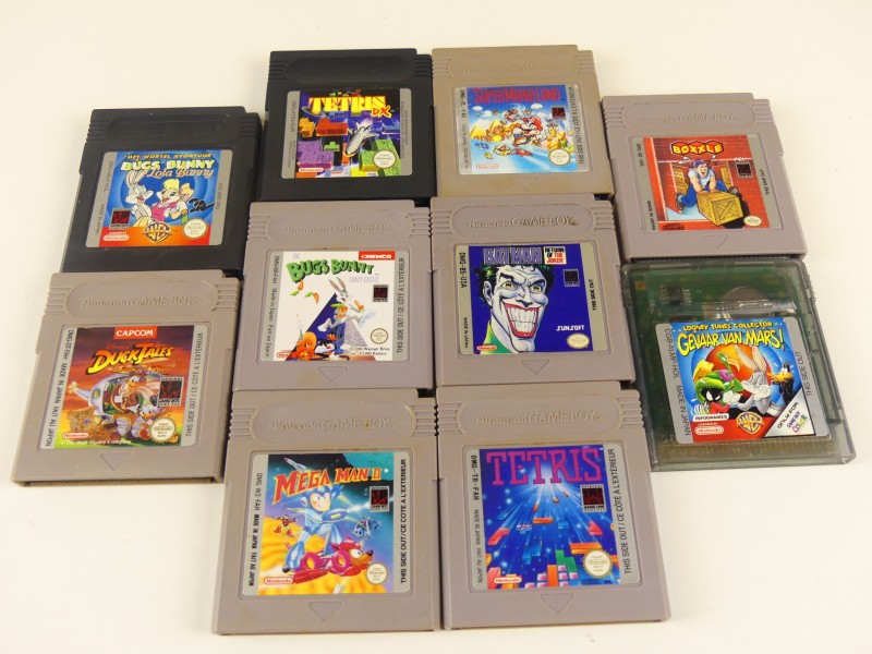 Lot 10 Nintendo Game Boy Games De Kringwinkel