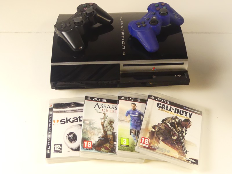 Playstation 3 met spelletjes Kringwinkel