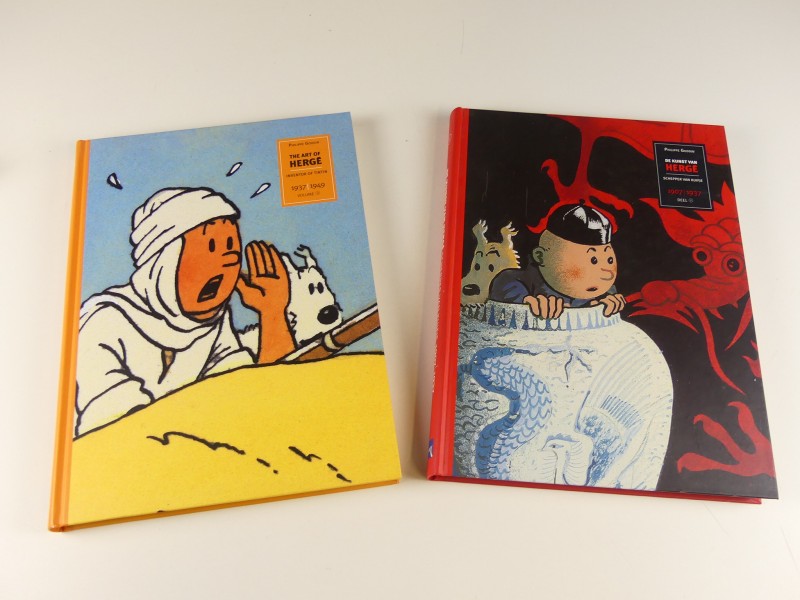 ‘De kunst van Hergé - Schepper van Kuifje’ 2 documentaire boeken