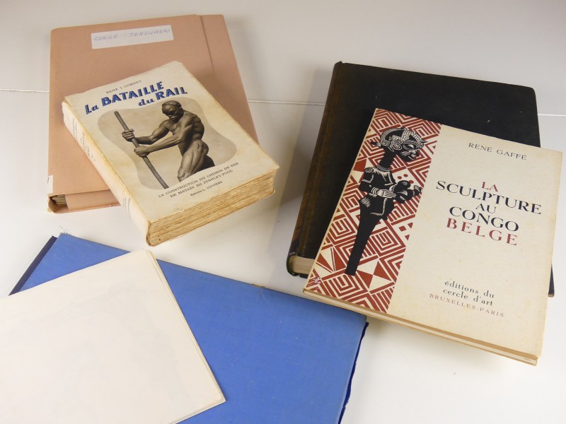 Vintage ‘Belgisch-Congo’ boeken/kaart/maandbladen