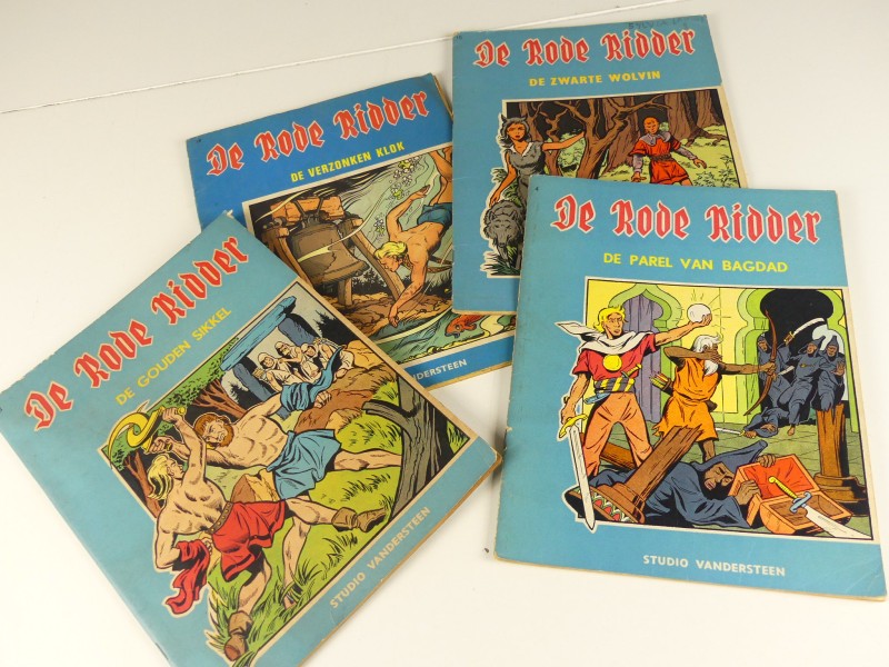 Vintage Vandersteen: 4 strips - De Rode Ridder - 1961 - 1968