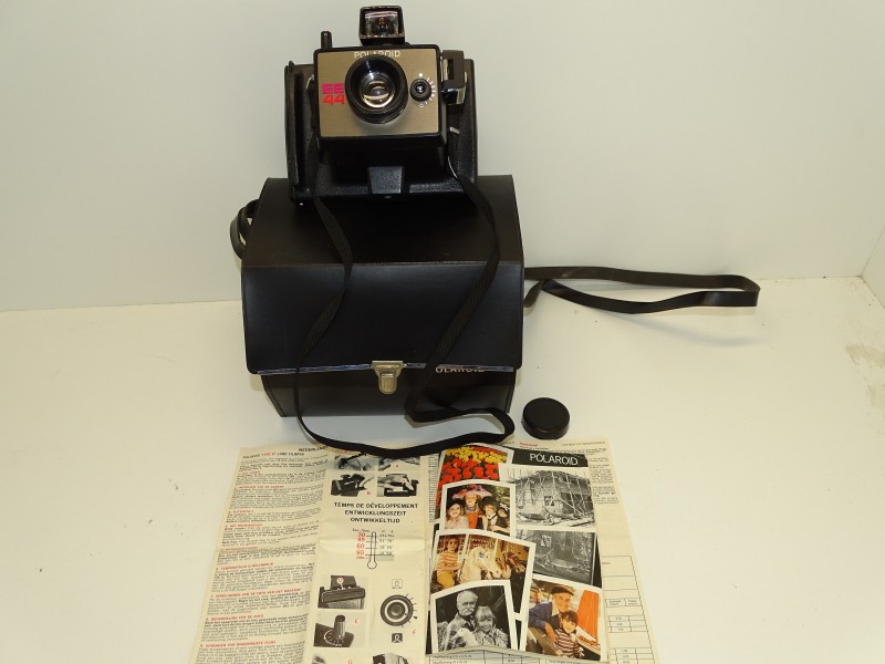 Polaroid EE 44 Instant Camera + Tas, Jaren 70