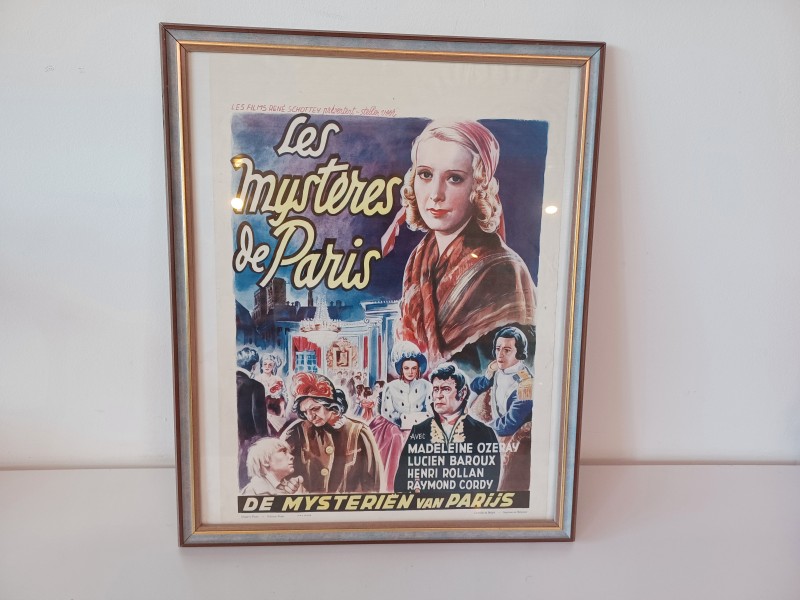 Filmposter "Les Mystères de Paris"