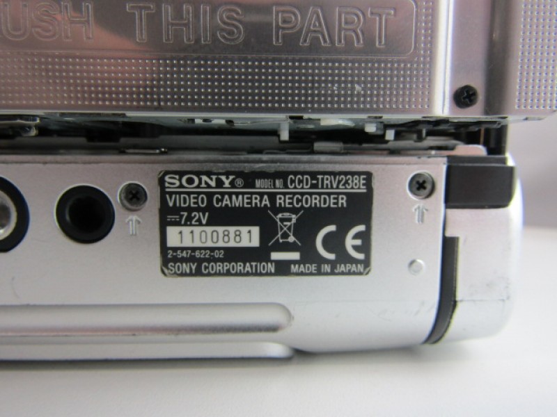 Sony Handycam Video Hi8, CCD-TRV238E, Werkend
