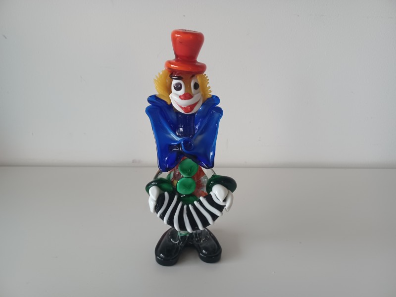 Clown van Murano-glas