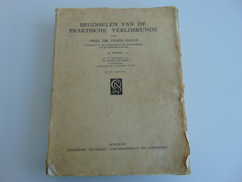 Boek: Beginselen Van De Praktische Verloskunde, 1936
