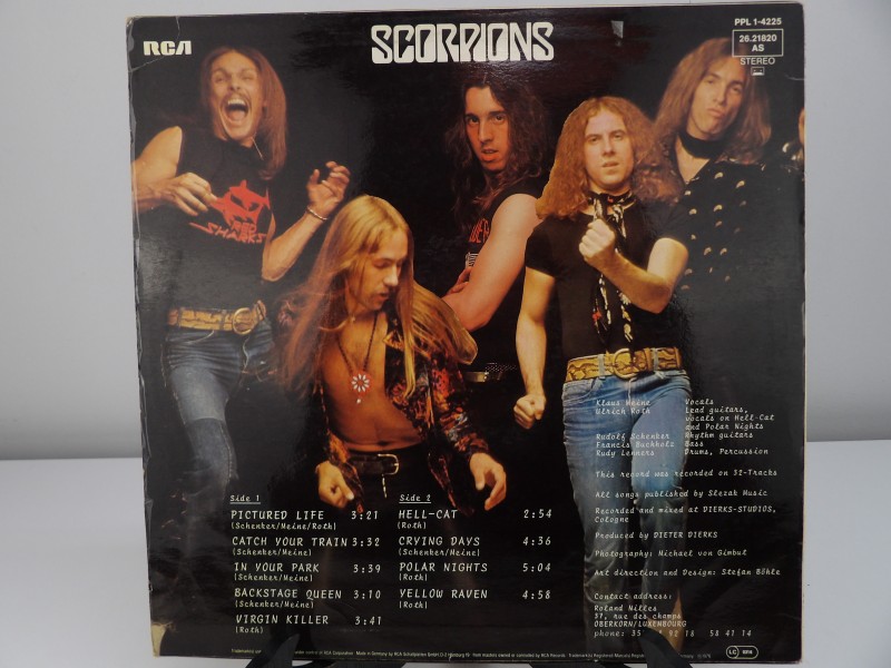 LP, Scorpions: Virgin Killer, 1976