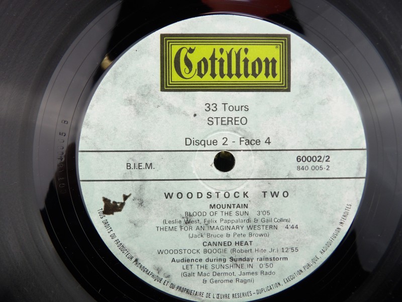 Dubbel LP: Woodstock Two, 1971