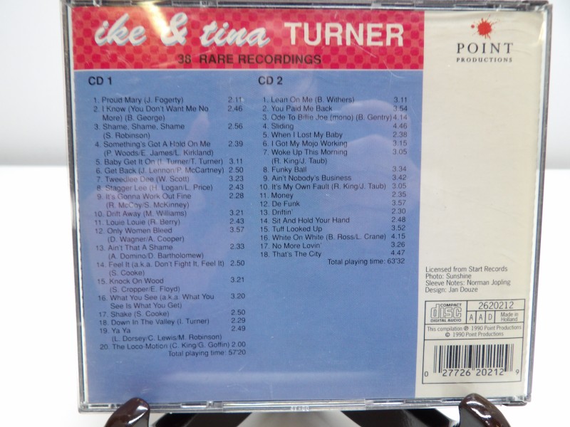 Dubbel CD, Ike & Tina Turner: 38 Rare Recordings, 1990