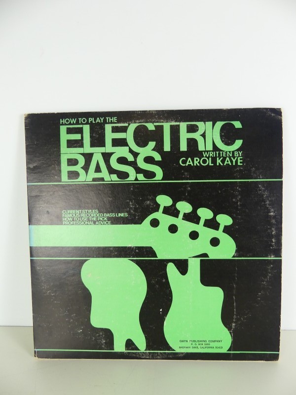 2x How To Play The Electric Bass LP Carol Kaye Kringwinkel