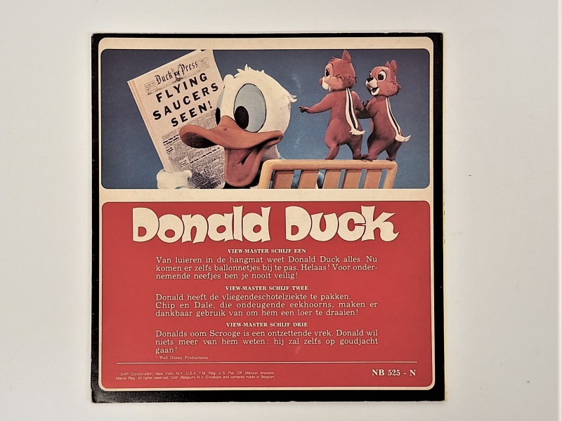 Vintage viewmaster set 'Donald Duck'
