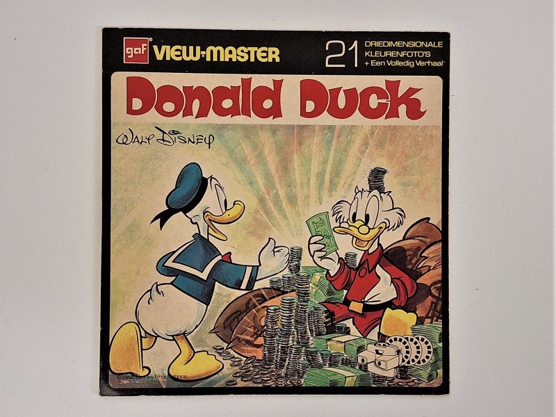 Vintage viewmaster set 'Donald Duck'