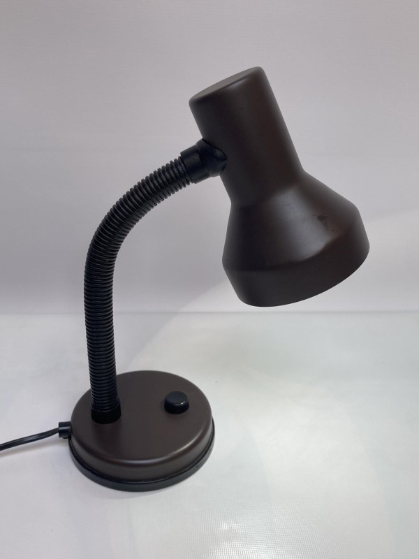Vintage bruine bureaulamp: Brilliant Leuchten