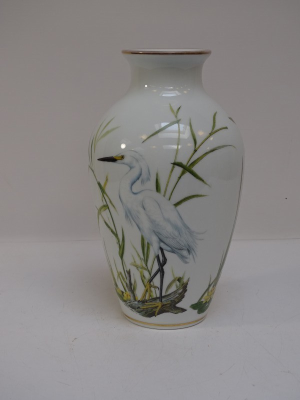 The Marshland Bird vaas: Franklin Porcelain