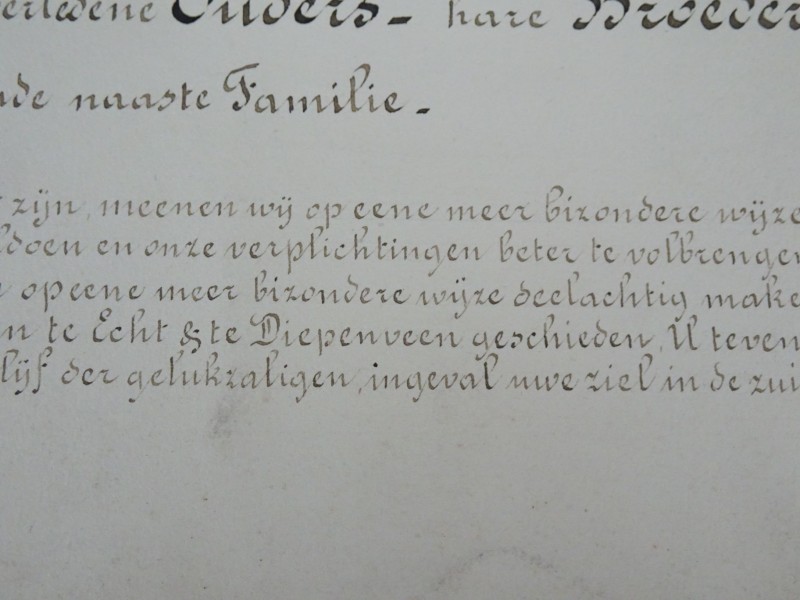 Document 1885 fr Bernardus Klooster Achel Limburg