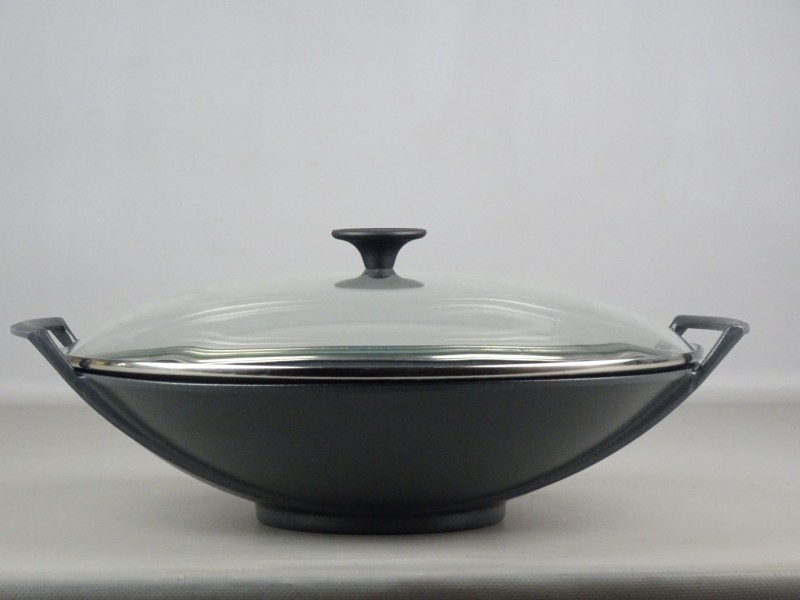 Le Creuset wokpan ø37 met bijhorend deksel