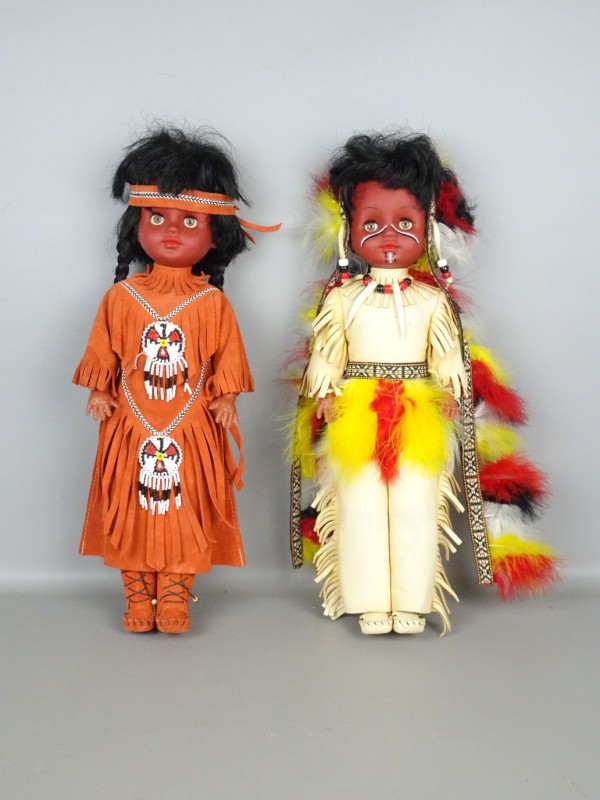 Koppel Native American poppen