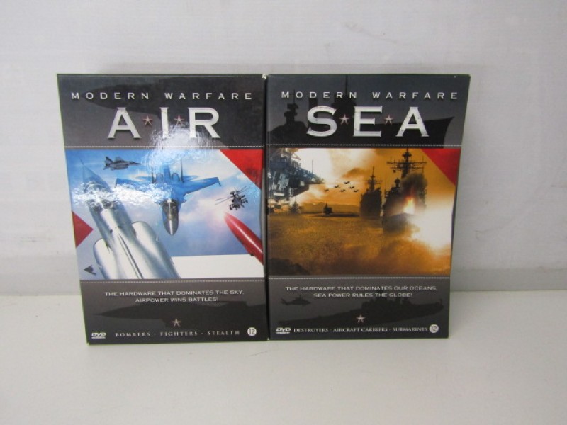 2 x DVD Box: Modern Warfare, Air + Sea
