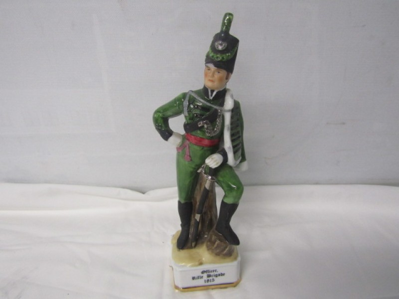 Porseleinen Beeld: Officer, Rifle Brigade, 1815.