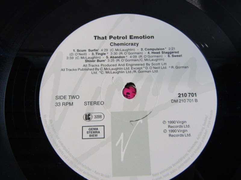LP, That Petrol Emotion, Chemicrazy, 1990