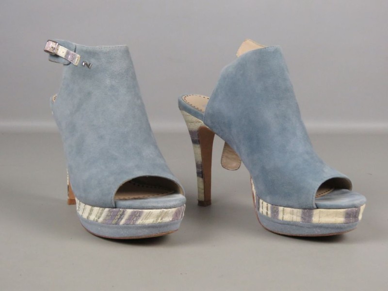 Blauwe schoenen met hoge hak Nathan-Baume 40 - Kringwinkel