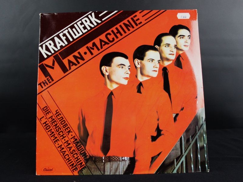 Vinyl lp van The Man Machine: Kraftwerk uit 1979