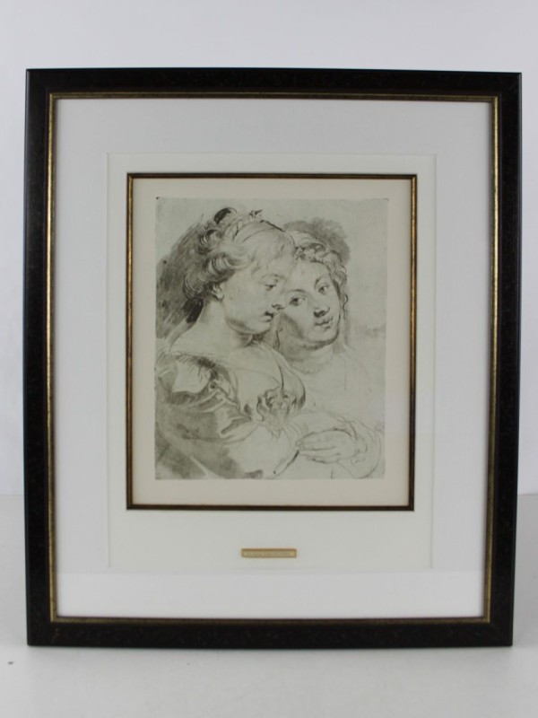 Duo studie grafiek tekeningen P.P. Rubens
