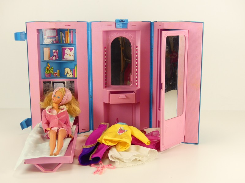 Vintage Barbie box gevuld