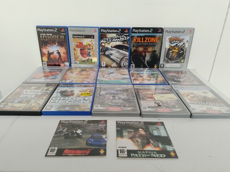 Lot 17 games voor Playstation 2