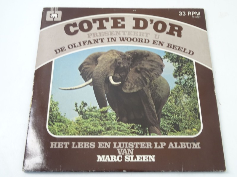 Picture Disk LP: Cote D'Or, De Olifant In Woord En Beeld, Marc Sleen