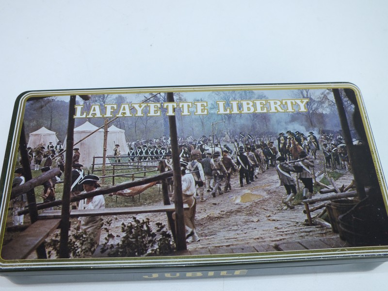 Blikken Sigarendoos: Lafayette Liberty