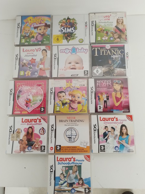 Lot 13 Nintendo DS-spellen