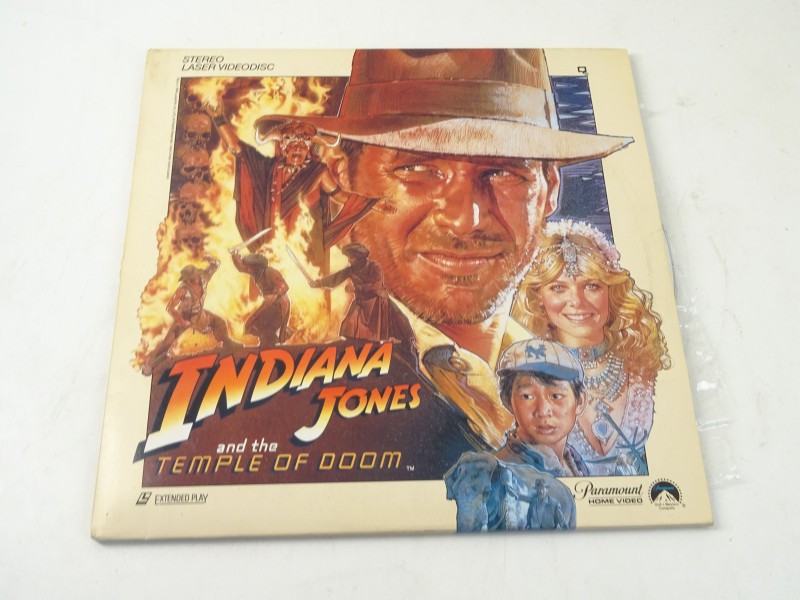 Laserdisc: Indiana Jones And The Temple Of Doom, 1986