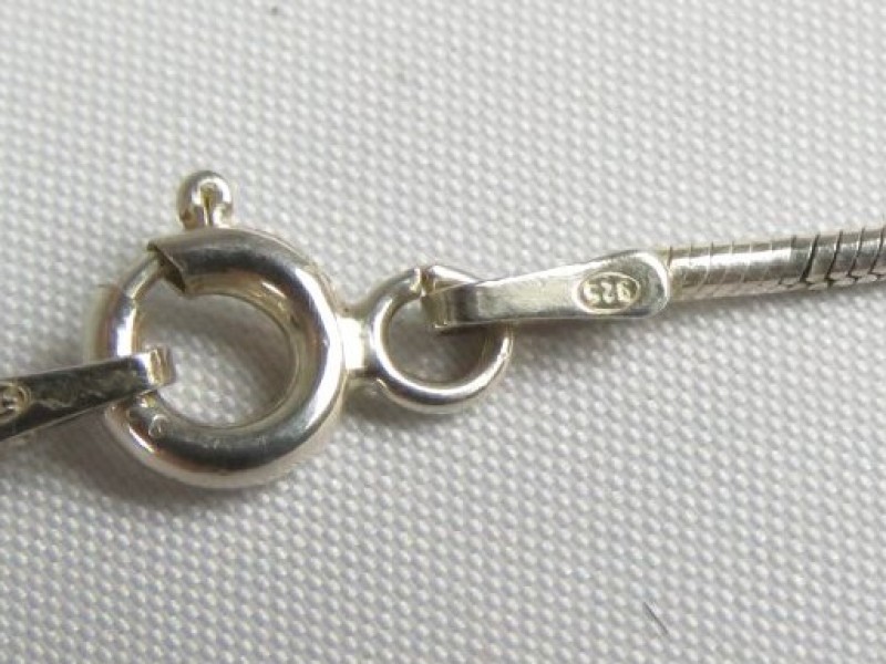 Zilveren ketting met hanger "Nefertiti" 925 stempel