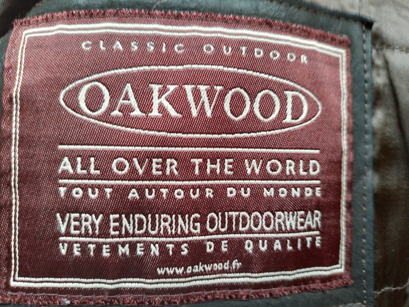 Lederen jas Oakwood