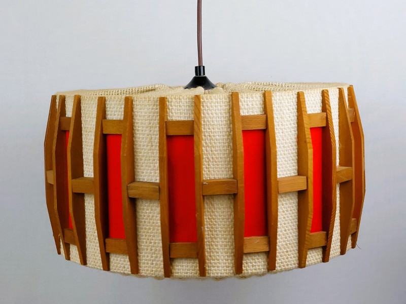 Hanglamp met hout