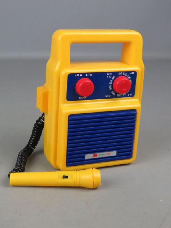 Vintage kinderen sound - mix radio met microfoon (getest en werkt)