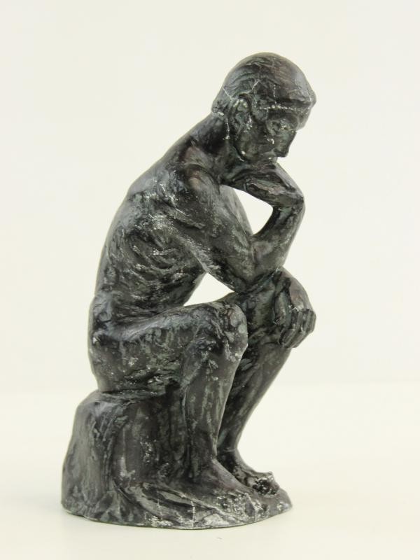 Middelgroot duplicaat 'De denker' van Rodin - Parastone collection (28,5 cm)