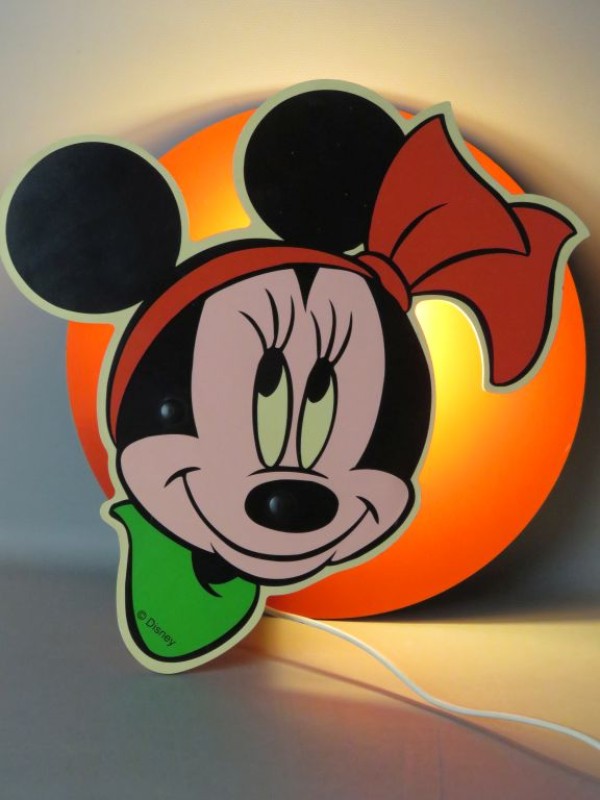 Disney Minnie Mouse kinderlamp (getest en werkt)